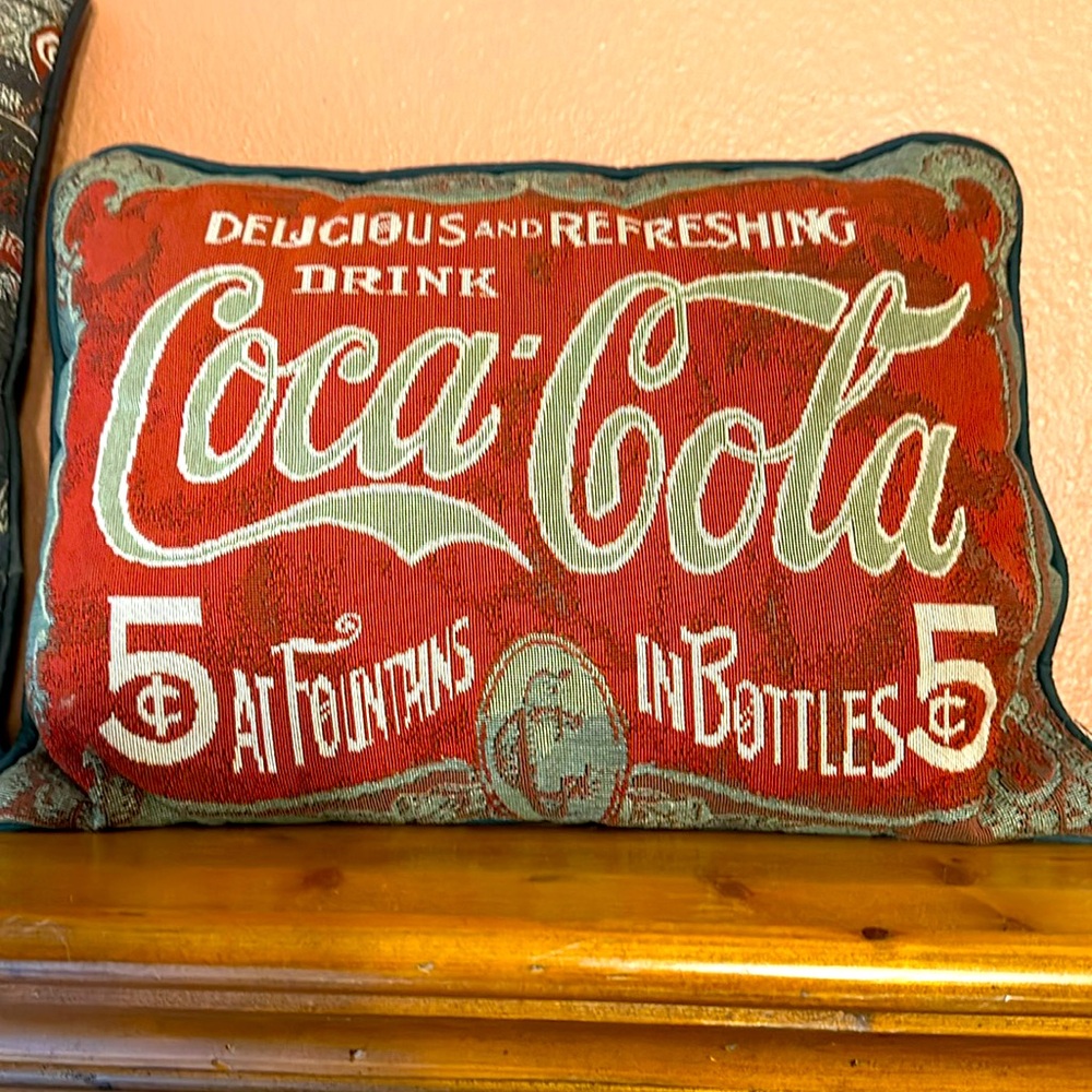 Coca Cola Vintage Pillow